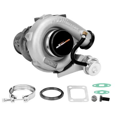 T3 T04E V-BAND Turbocharger Turbo .63 A/R 73 Trim Internal Wastegate 420+ HP • $131.99