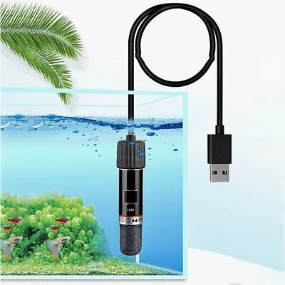 USB Mini Aquarium Fish Tank Heater Heating Rod Submersible Thermostat Heater • $10.03