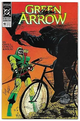 Green Arrow 43 Signed By 2 Mike Grell Autographed DC Combined Shipping • $15