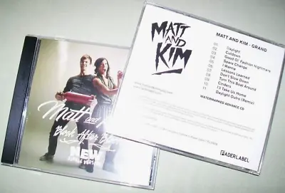 Matt And Kim      **PROMO CD LOT**       Grand  --  Block After Block • $15.99