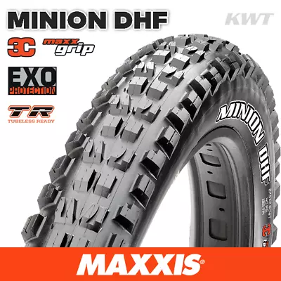 Maxxis Minion DHF 27.5 X 2.5 WT Folding 60 TPI EXO 3C Maxxgrip TR • $84.95