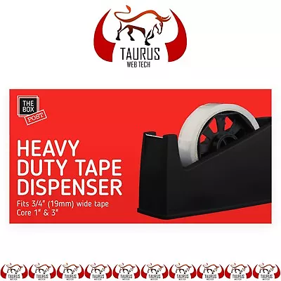 New Desktop Office HEAVY DUTY TAPE DISPENSER Sellotape Cellotape Pack Holder UK • £6.95