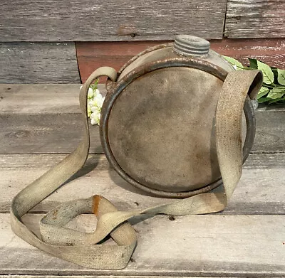 Antique Military Canteen Boyco Army Issued Water Flask Holder With Strap 1910 • $79.99