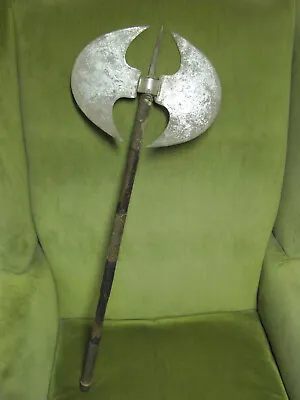 Antique Double Head Medieval Battle Axe / Vintage Reproduction / Early 1900's • $200