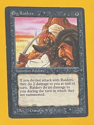 MTG ERG RAIDERS (Dark) Arabian Nights (OldManMTG 004-689) • $9.25