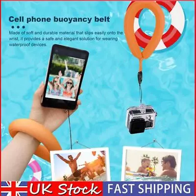 Durable Camera Floating Belt Floating Strap For Underwater Camera (Orange) UK • £5.48