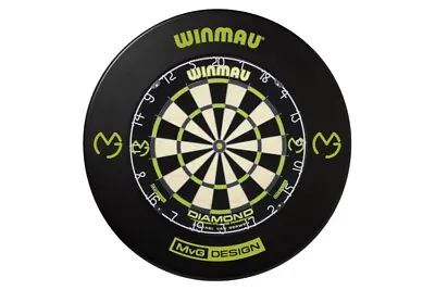 Winmau MvG Diamond Dart Board And Surround Michael Van Gerwen Dartboard Set • $219.95