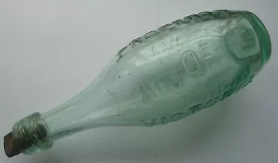 £18 • Buy Unusual Large Size VICTORIA WINE Co (LONDON) Flat Bottom Hamilton Bottle C 1910s