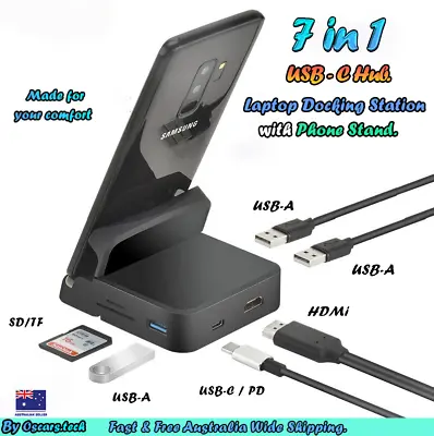 $33.26 • Buy Type C HUB USB-C Multi Port Adapter For MacBook Pro Docking Station 8in1 AU
