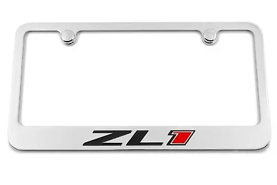 Camaro Zl1 Engraved Chrome Plated License Plate Frame USA Made In-Stock • $33.95