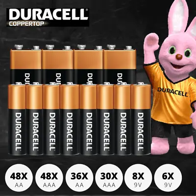 Genuine Duracell Batteries Battery AA AAA 9V Alkaline AU Stock Single Use  • $26.95