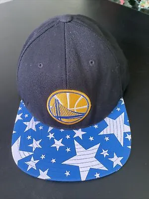 Golden State Warriors Mitchell & Ness Snapback Hat Reflective Stars New  • $14.99
