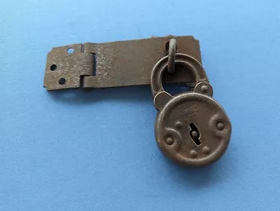 Vintage EDWARDS 6 Lever Padlock No Key Attached To Hasp Latch • $4.98