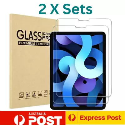 2x Tempered Glass Screen Protector For Apple IPad Air1/2/4/5 Pro 9 8 7 6 5 4 3 2 • $12.90