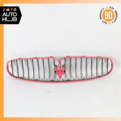 08-16 Maserati GranTurismo M145 Bumper Radiator Grille Grill Black/Red OEM • $448.20