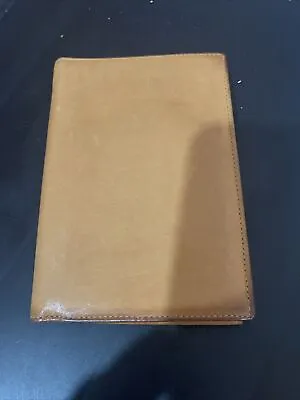Vintage American Belting By Bosca Tan Leather Travel Id Credit Card Wallet 6 X 4 • $12.99