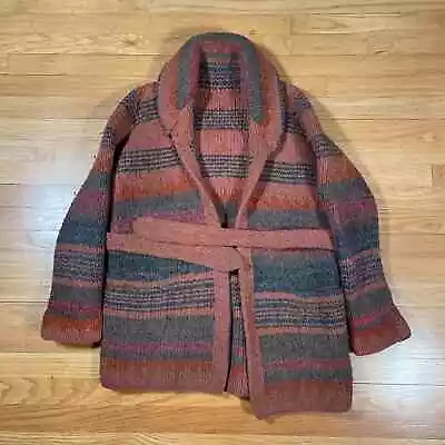 Vintage Wool Shawl Cardigan • $65