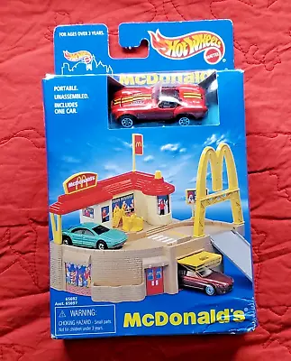 Hot Wheels World 1996 McDonald's 65692 Play Set Red Shelby Cobra • $35.95