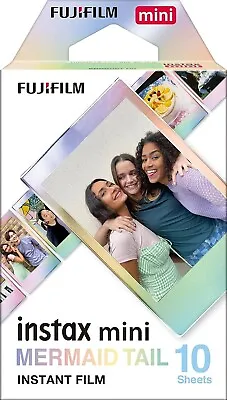 Fujifilm Instax Mini Instant Film - Mermaid Tail - 10 Shot Pack • £10.99
