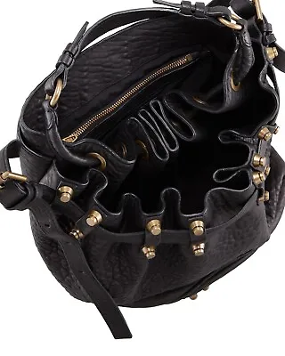 $380 • Buy ALEXANDER WANG Diego Textured-leather Shoulder Bag - LIKE NEW