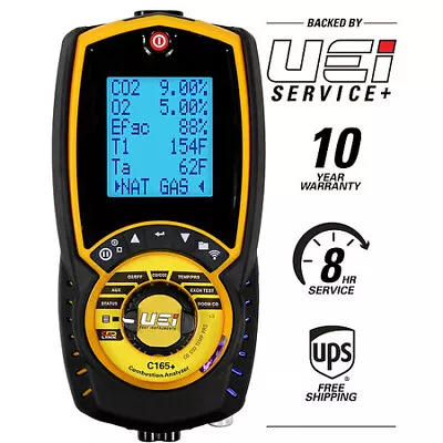 Uei Test Instruments C165+Kit Combustion Analyzer32To113f21% V/Vo2 • $1629.99