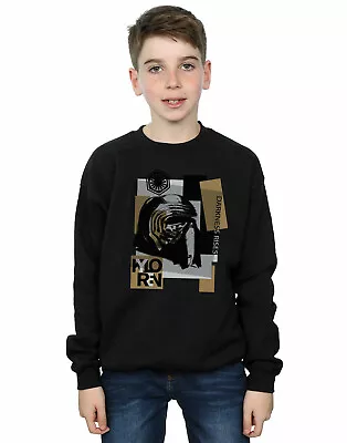 Star Wars Boys The Last Jedi Kylo Ren Patchwork Sweatshirt • $45.09