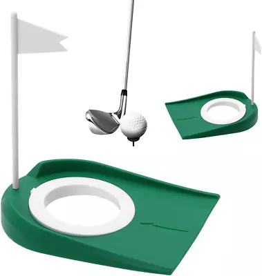 Golf Putting Cup Mini Putt Hole Plastic Indoor Putt Putt Greens Practice Aids Ad • $22.01