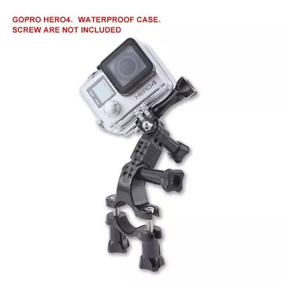 $11.65 • Buy Motorcycle Bike Handlebar Handle Bar Mount For Gopro Hero 9 8 7 6 11 Accessories
