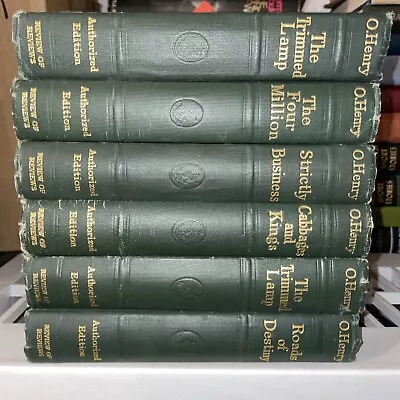 O'Henry Authorized Edition Book Set Lot Of 6 Review Of Reviews 1918 • $35