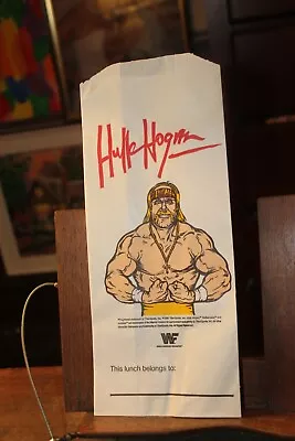 Vintage 1991 Unused Hulk Hogan Lunch Bag WWF Wrestling Titan Sports • $5