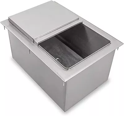 Commercial Stainless Steel Drop-In Ice Bin Chest 18 X12  • $275