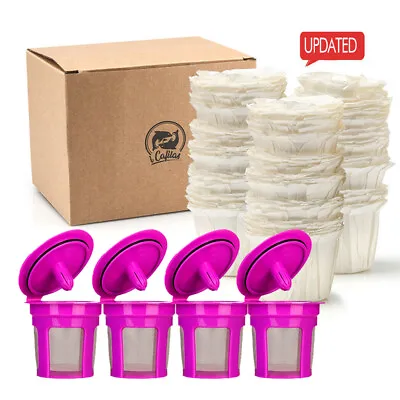 I Cafilas Disposable Paper Filters Reusable K Cup Coffee Filter Pods For Keurig • $8.99