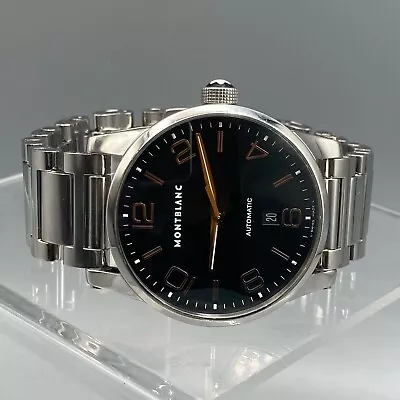 Montblanc Timewalker Men's Black Watch - 7070 • $980