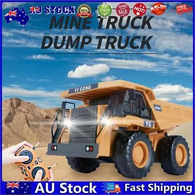 AU 1/24 Scale RC Dump Truck 9 Channels 2.4G Radio Controlled Cars Engineering Mo • $34.79