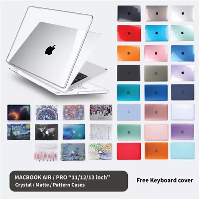 MacBook Case + Keyboard + Screen Cover For MacBook Air 11/13  Retina 12'' Pro 13 • $17.43