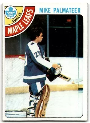 1978-79 Topps Hockey Cards Mike Palmateer Toronto Maple Leafs #160 • $3