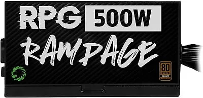 GameMax RAMPAGE PSU 850W 800W 750W 600W 500 RPG ATX 80+ Bronze Power Supply • £42.99