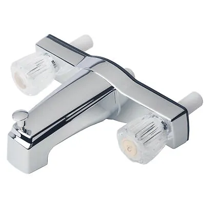 Mobile Home Two Handle 8  Tub Shower Faucet Diverter Chrome Finish • $39.95