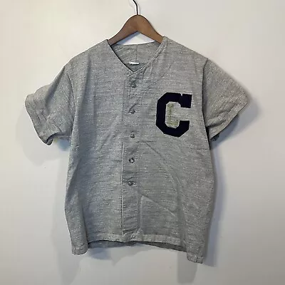 Vintage Russell Southern Company Baseball Jersey XL Gray 60s • $44.95