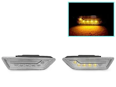 Amber LED Clear Side Marker Light For 2012-2014 Mercedes Benz W218 CLS 550 Class • $63.69