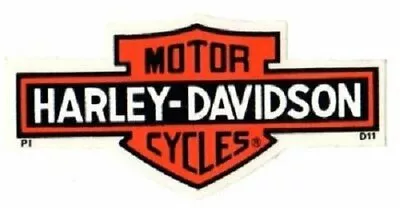 4-1/4 Inch Genuine Harley Davidson Long Bar Shield OUTSIDE WINDOW Decal Sticker • $12.75