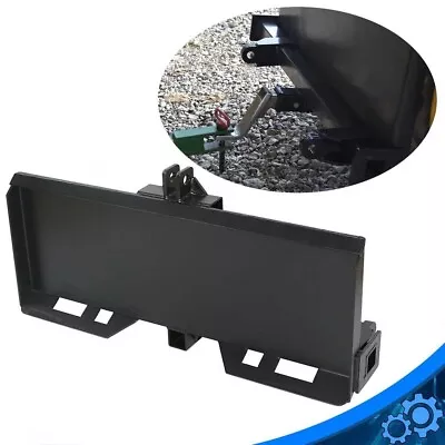 3 Point Attachment Adapter Adjustable Width Lift For Skid Steer Trailer Hitch • $397.25