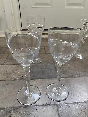 Jasper Conran Dartington Crystal Aura Wine Glasses 2 • £42