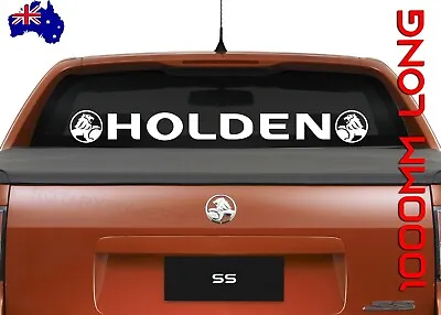 Holden 1000mm LARGE Vinyl Windscreen Sticker Decal CAR Ute 4x4 HSV SS SSV -WHITE • $19.90