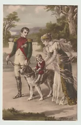 Napoleon With His Family 1917 Art Postcard To Copeland Norwich 792J • £2.99
