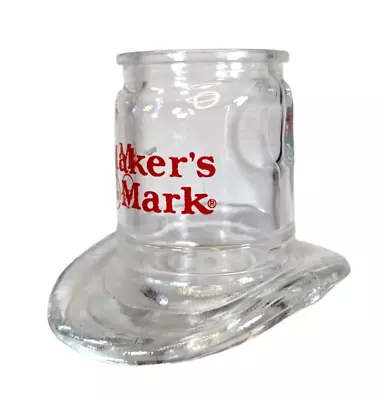 1997 Vintage Makers Mark Bourbon Whiskey Cowboy Hat Shot Glass Collectible Top • $5.99