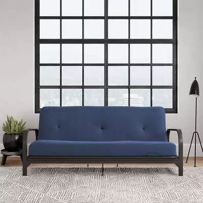 Full Size Futon Mattress Loveseat Couch Topper Foldable Sleeper Soft Sofa Bed • $284.67