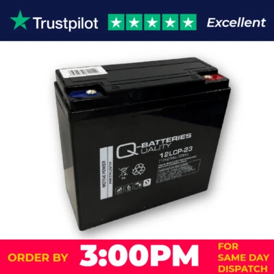 £47 • Buy 23ah 12v Electric Wheelchair Mobility Scooter Battery Q-Batteries 1pcs