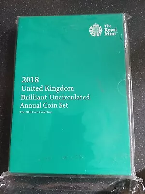 United Kingdom Royal Mint 2018 Uncirculated Annual Coin Year Set Sealed As Bough • £125