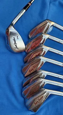 Tommy Armour Macgregor Black Scot Irons 3-9 & Jack Nicklaus JNW 11 Wedge🆓📬🇺🇸 • $125